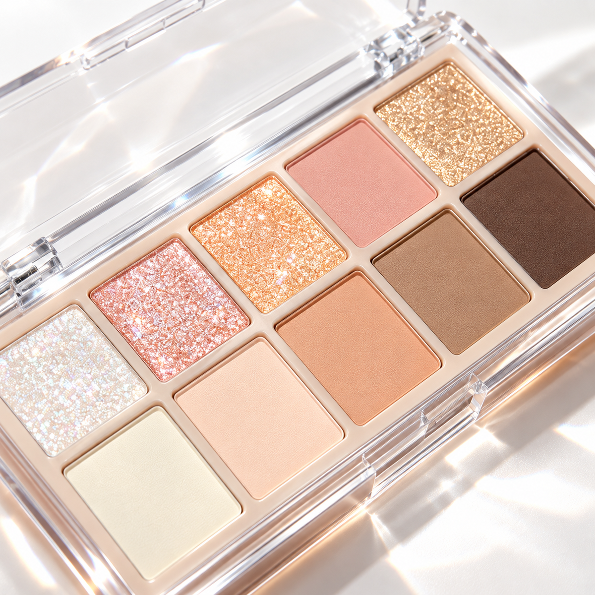 🎨 Beauty Essential | Silky Ten-Color Palette | Everyday Makeup Gift | Versatile Luminous Eyes