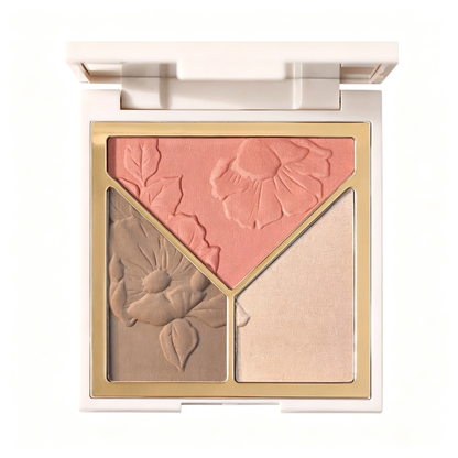 🌸 Makeup Essential | Silky Sculpting Trio | Everyday Beauty Gift | Floral Radiant Finish