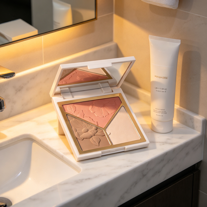 🌸 Makeup Essential | Silky Sculpting Trio | Everyday Beauty Gift | Floral Radiant Finish