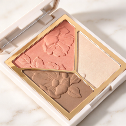 🌸 Makeup Essential | Silky Sculpting Trio | Everyday Beauty Gift | Floral Radiant Finish