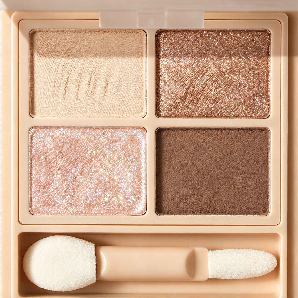 🎨 Beauty Essential | Silky Four-Shade Palette | Everyday Makeup Gift | Effortless Neutral Dimension