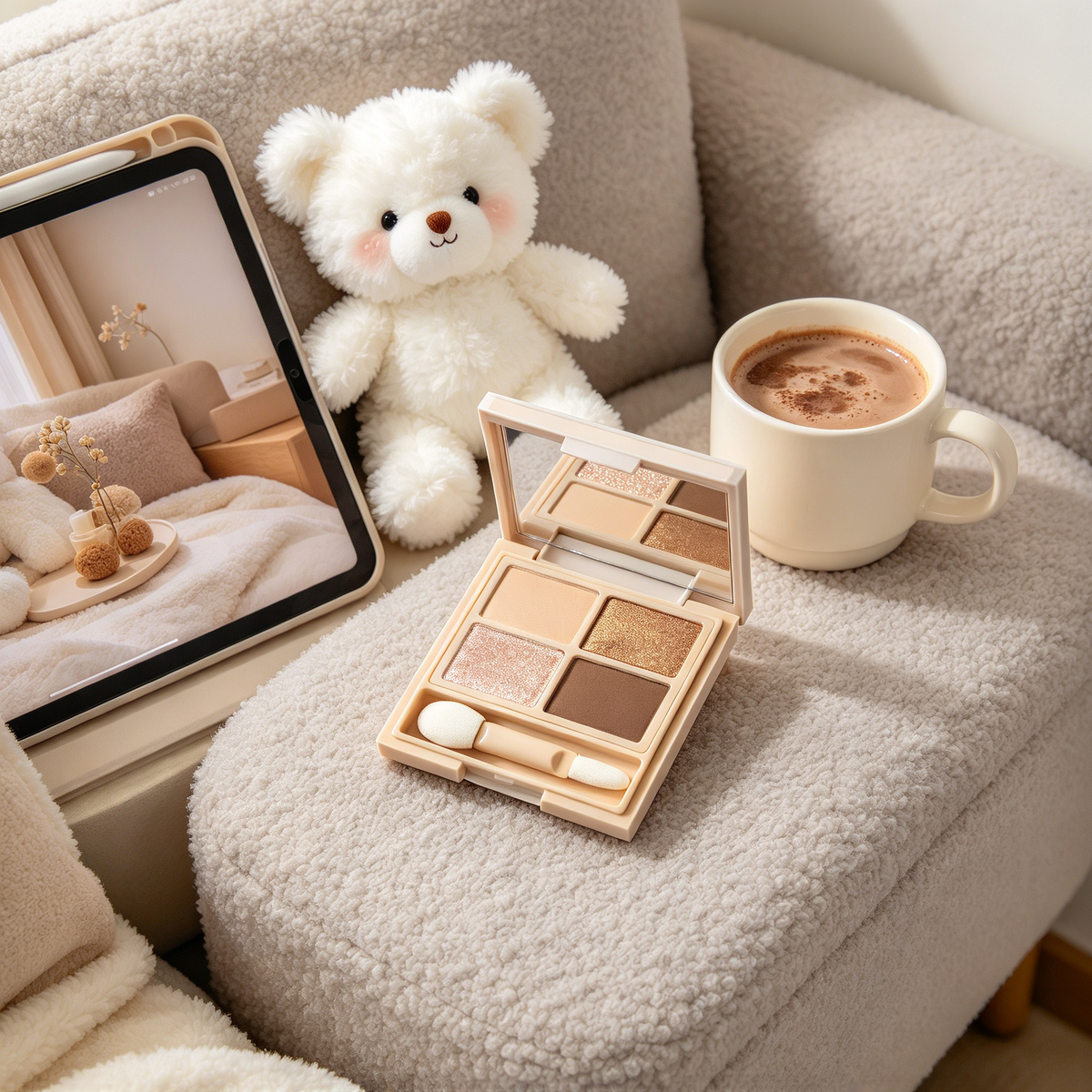 🎨 Beauty Essential | Silky Four-Shade Palette | Everyday Makeup Gift | Effortless Neutral Dimension