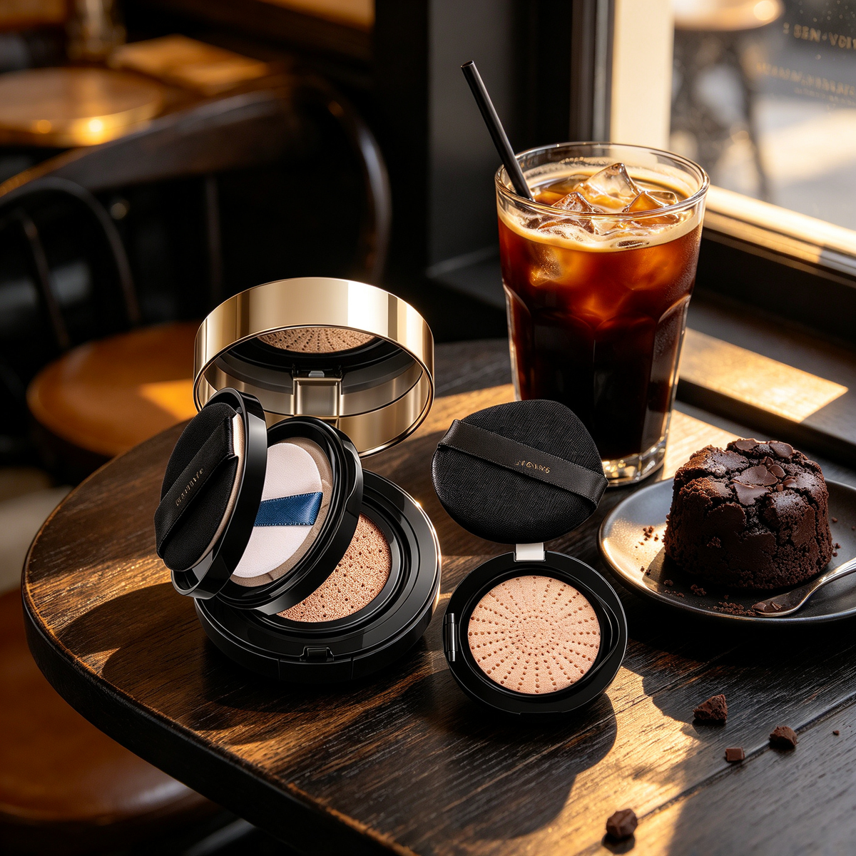 🌟 Beauty Essential | Dual-Layer Cushion Compact | Everyday Makeup Gift | Seamless Soft Finish