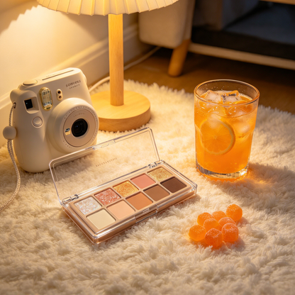 🎨 Beauty Essential | Silky Ten-Color Palette | Everyday Makeup Gift | Versatile Luminous Eyes
